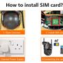 Outdoor 4G SIM Card IP Camera Dual Screen Outdoor PTZ Camera Auto Tracking Security Video Surveillance iCsee Image 3