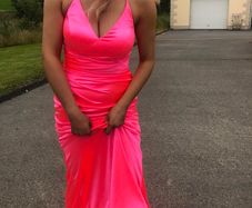 Debs Dress Pink size xs