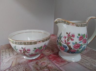 Arklow Famel Rose Sugar & Milk Jug