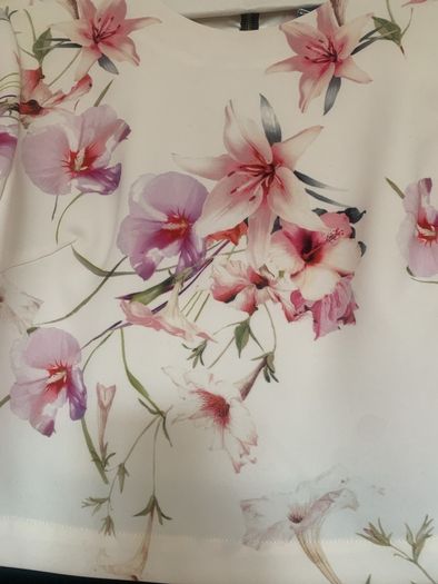 Ted Baker black and floral playsuit  (size 2)