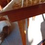 Vintage Italian triangle musical side table Image 2