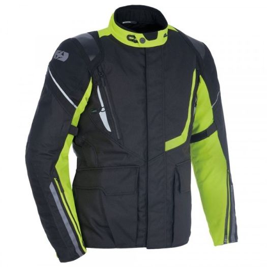 Motorcycle Jacket Oxford Montreal 4 Blk/Fluo Size: Medium