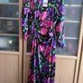 Zara asymmetrical floral dress size 12 -14 (L) Image 2