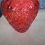 Strawberry Shaped Glass Vase Image 2