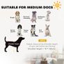 12 Panels Heavy Duty Dog Playpen with Doors, for Medium Dogs, 80cm High, Black Image 3