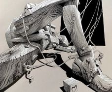 The freedom of silence - Art Print