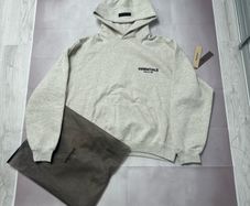 Grey essentials hoodie