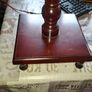 Vintage Carved Mahogany Pedestal Plant Stand Postage Available or Collection Image 3
