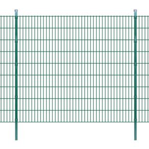 2D Garden Fence Panels & Posts 2008x1830 mm 36 m Green