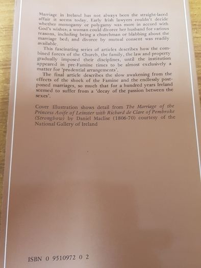 Marriage in Ireland Ed. by Art Cosgrove