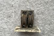 Vintage Brass Pulley Wheel