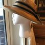 Vintage Gold Hat with beige/brown bands Image 7