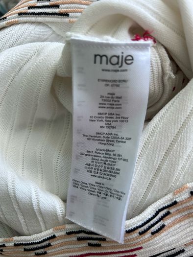Dress  Maje Paris  Remord Ridged Knit Dress