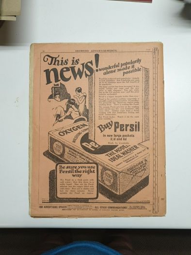 2 Rare Orig Copies Society Magazines