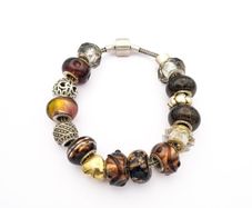 Vintage Rhona Sutton Designer Silver Charm Bracelet