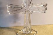 Vintage Tipperary crystal standing cross.