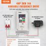 3KW, 14A, 1 or 3 Phase AC 220V Input to 3 Phase AC 0 220V Output Variable Frequency Drive, 50 60Hz Input, 0 2000Hz Output VFD for Spindle Motor Speed Control Image 2