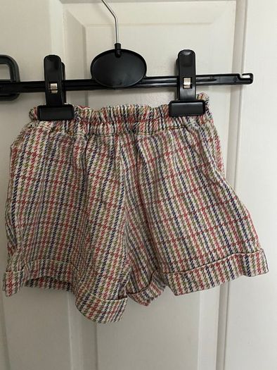 checkered girl's shorts trousers 98 Dunnes