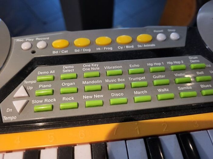 keyboard and microphone