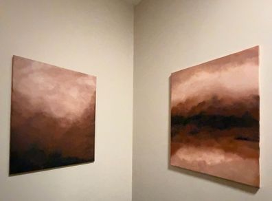 Original hand painted abstract painting on canvas