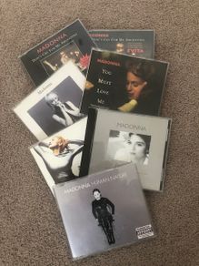 Madonna 7 Collectable CD Singles Including set of Postcards
