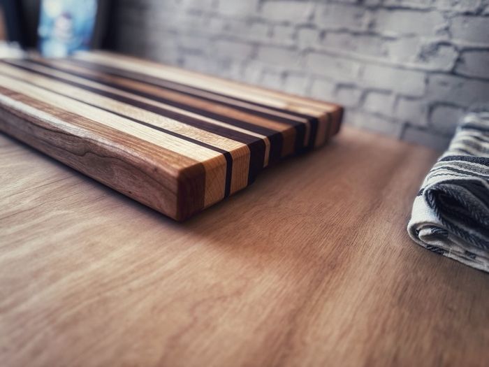 Handcrafted Chopping Board - Walnut, Maple and Cherry