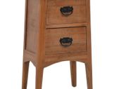Bedside Cabinet Solid Fir Wood 40x29x68 cm Brown