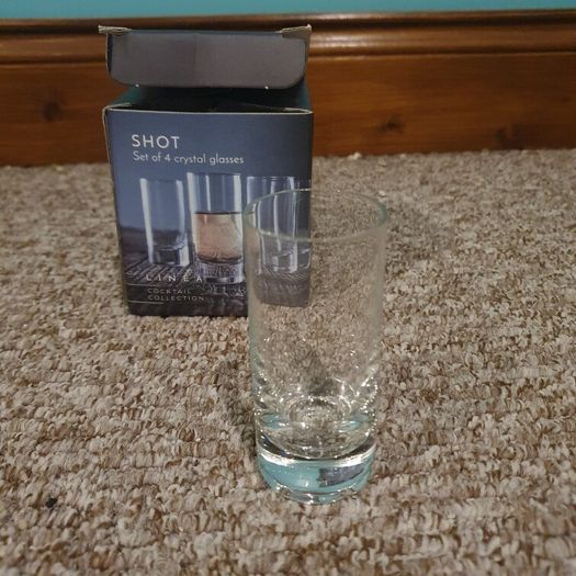 Crystal shot glasses