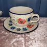 Boleslawiec pottery- cups and saucers Image 4