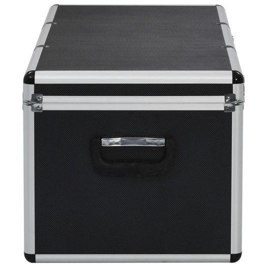 Storage Cases 3 pcs Black Aluminium