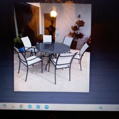 Neptune Large 51" Table and 6 Chairs