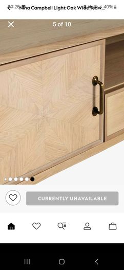Nina Campbell Tedworth tv unit 60 inch