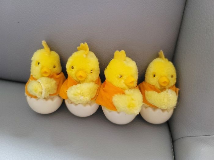 Set of 4 Chickens Toys Teddy Bear Plush Toys Teddies Soft Toys