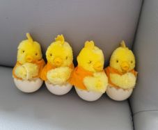 Set of 4 Chickens Toys Teddy Bear Plush Toys Teddies Soft Toys
