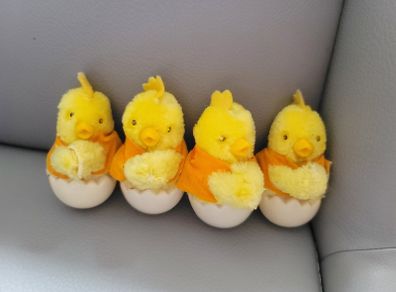Set of 4 Chickens Toys Teddy Bear Plush Toys Teddies Soft Toys