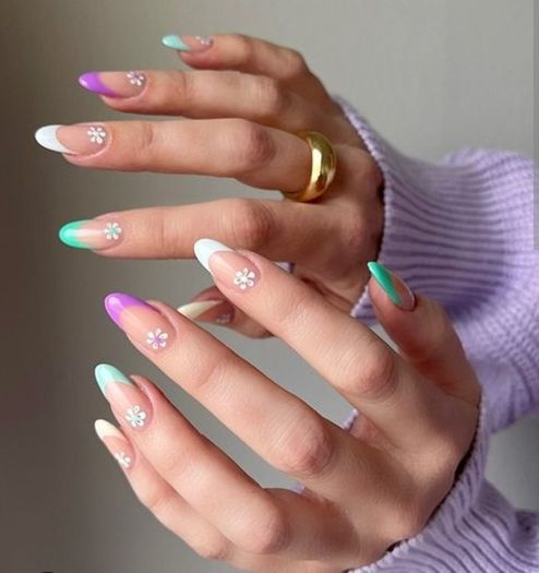 6 Colour Set Nail Semi Permanent Polish Gel 6 ml