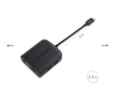 Usb C to displayport/ Ethernet/ USB 2.0 adapter with PD
