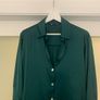Zara Bottle Green Blouse Image 8