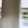 Cream/ivory voille curtains. Image 2