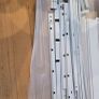 Free double bed metal frame white. Image 2