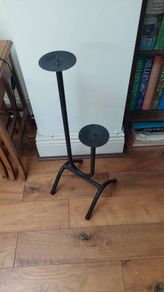 2 sconce wrought iron candle stand