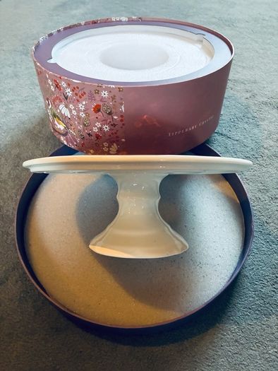 Tipperary Crystal "Birdy" Cake Stand BRAND NEW