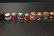 Assorted Collection of Enamel Thimbles