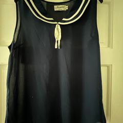 Jasmine Navy Top