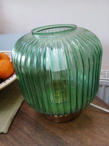 Green Glass Lamp