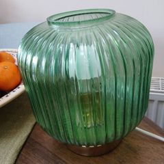 Green Glass Lamp