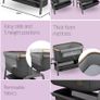Maxi-Cosi Iora Bedside Crib - Essential Graphite Image 9