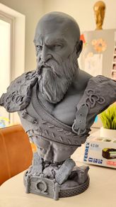 Kratos God of War bust - 3D printed