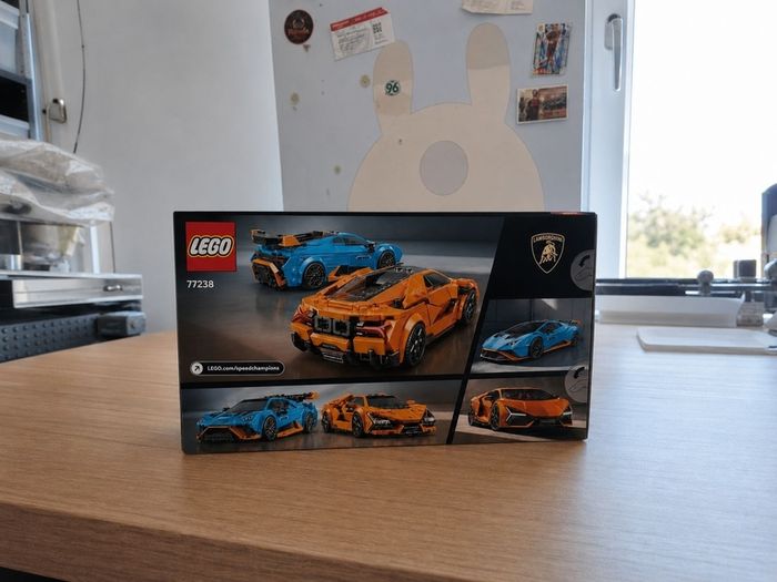 Lego speed champions Lamborghini revuelto and huracan sto