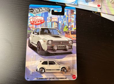 hot wheels 73 Honda civic custom